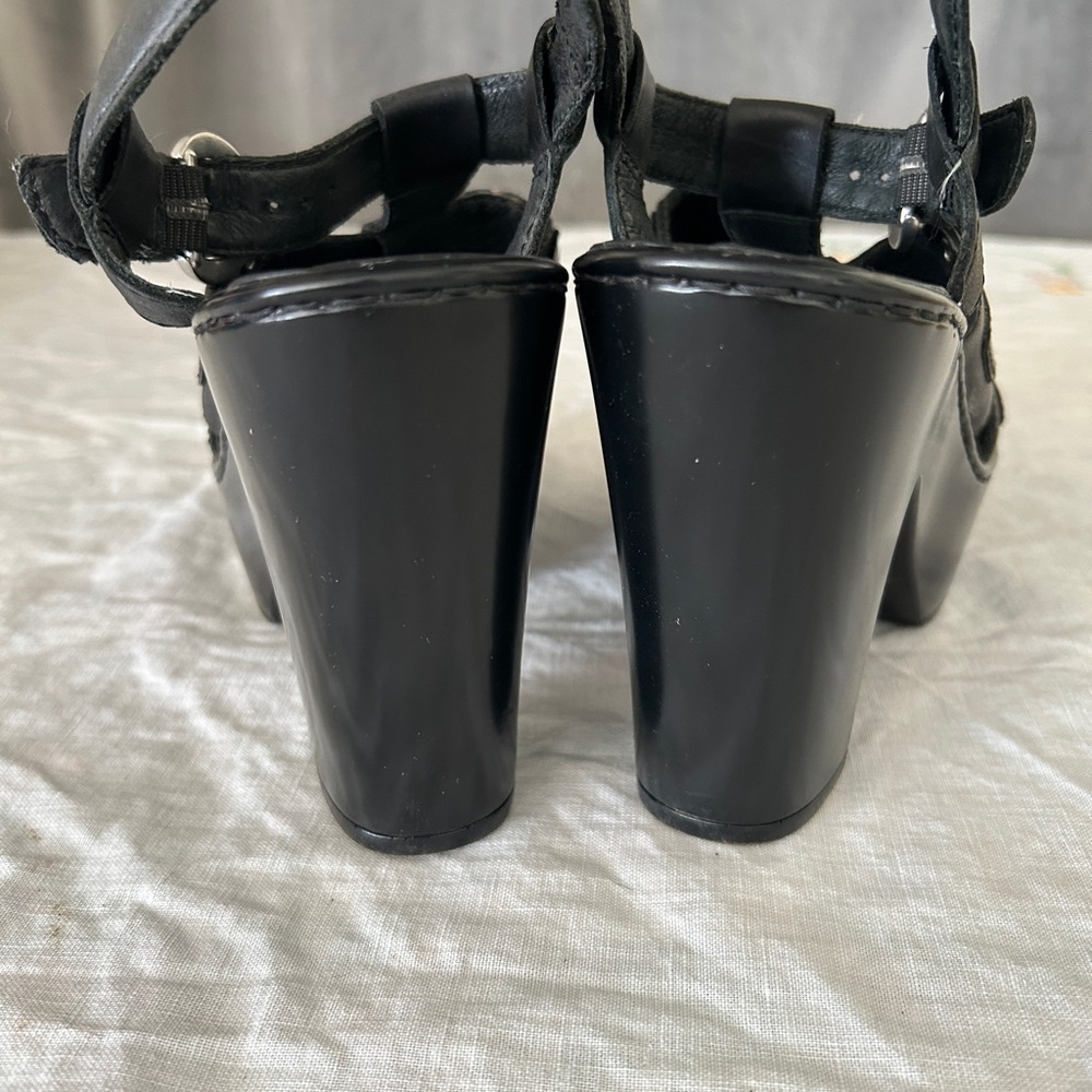 Black Platform Sandals - image 5